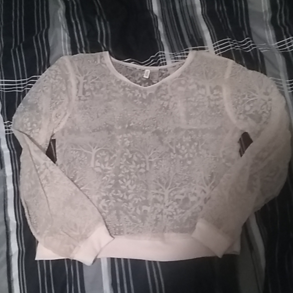 H&M see-through blouse